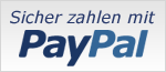 PayPal-Logo Sicher zahlen
