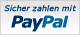 PayPal-Logo .Sicher zahlen.