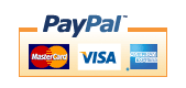 接受 Paypal 或 Visa, MasterCard, Amercian Express 信用咭網上支付