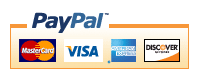 PayPal Mastercard Visa American Express Discover Logos