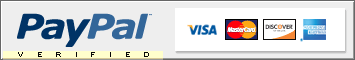 Sichere Bezahlung mit jeder führenden Kreditkarte über PayPal!